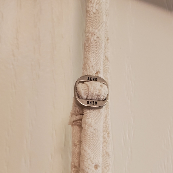 🌵AEROPOSTALE White Eyelet Fit & Flare Mini Dress - Picture 6 of 6